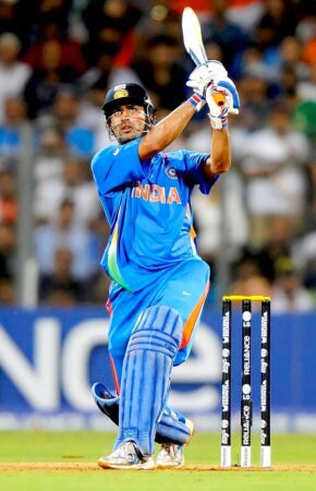M. S. Dhoni in World Cup Final 2011