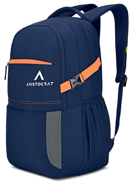 Aristocrat Polyester Blue 45L Backpack