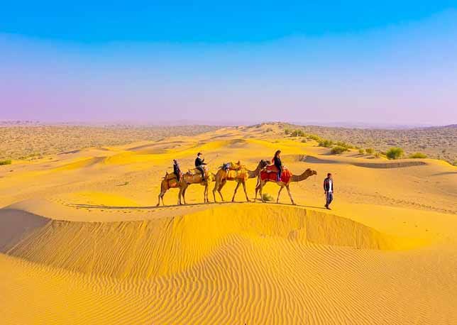 Camel safari Thar Desert Jaisalmer